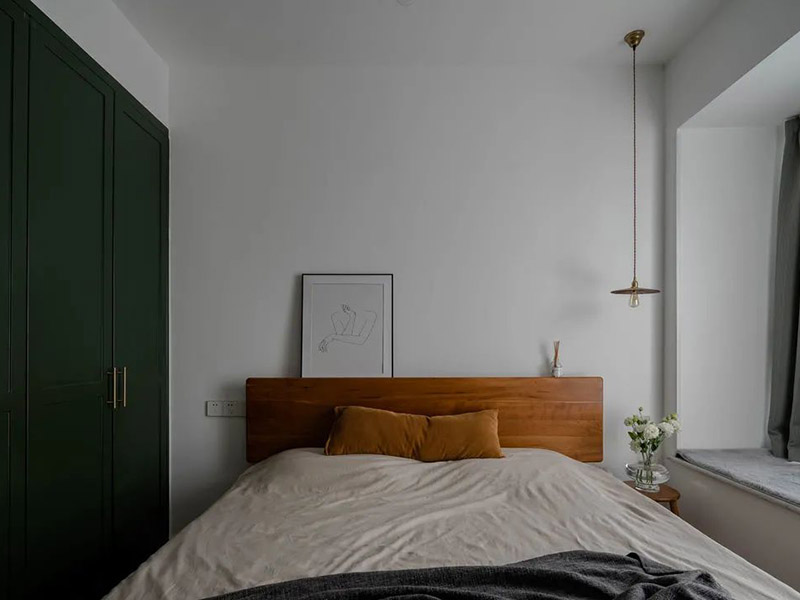 復古田園風室內裝修 長沙五礦萬境水岸 88㎡二居室家裝設計