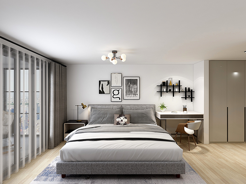 青島青鐵華潤城 94㎡三居現(xiàn)代簡約風(fēng)格 全屋裝修設(shè)計效果圖