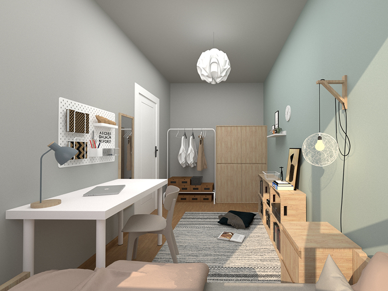 江門(mén)恒大名都77㎡出租房局部裝修 臥室翻新 客廳裝修 廁所改