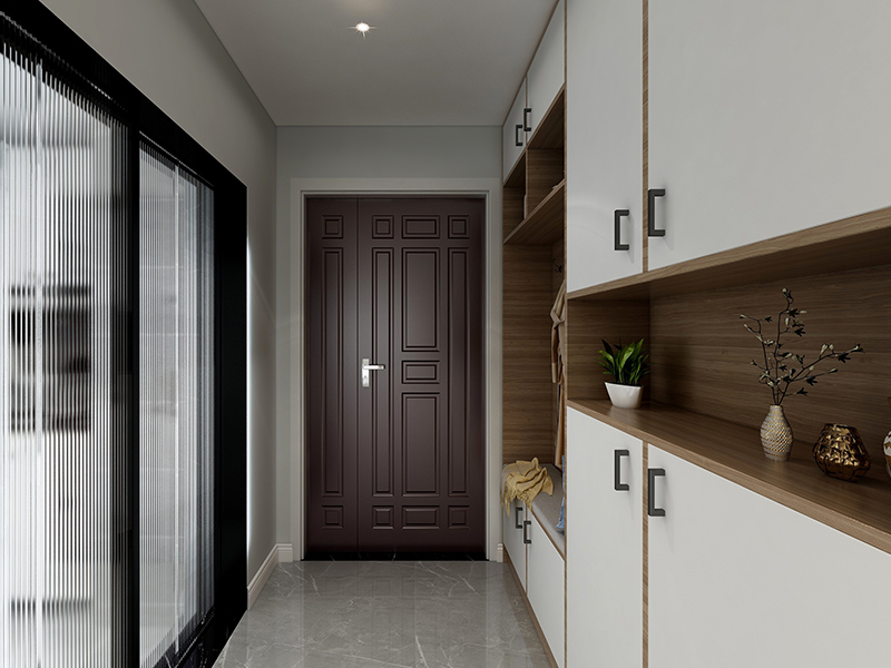 福州楓丹白鷺小區(qū)裝修 | 123㎡全屋設(shè)計 玄關(guān)裝修美式風(fēng)格全包