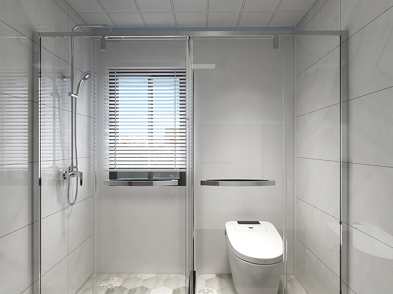 濟南魅力城114平三居室裝修 時尚北歐風 客廳陽臺一體化設(shè)計